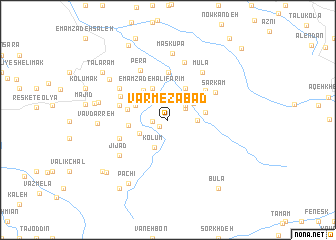 map of Varmezābād