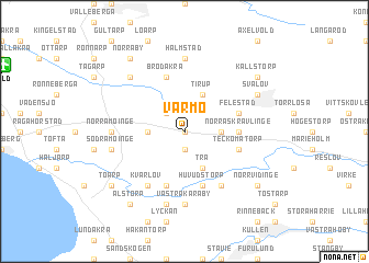 map of Värmö