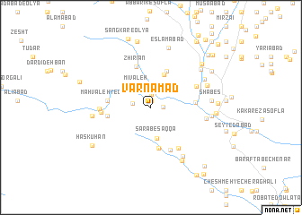 map of Varnamad