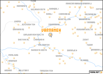 map of Varnameh