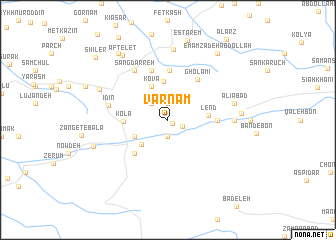 map of Varnām