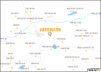 map of Varnavina