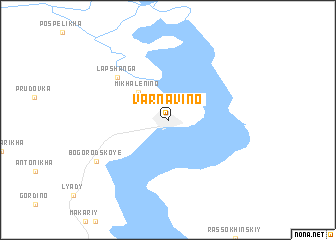 map of Varnavino