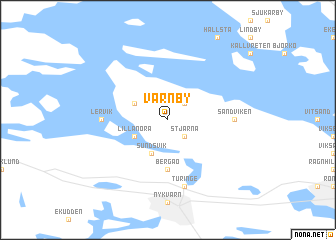 map of Varnby