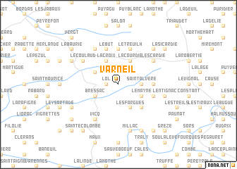 map of Varneil