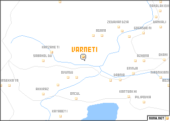 map of Varneti