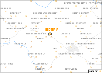 map of Varney