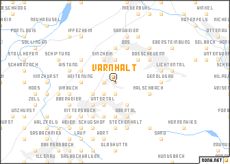 map of Varnhalt