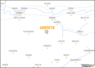 map of Varniţa