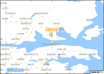 map of Värns