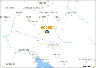 map of Varona