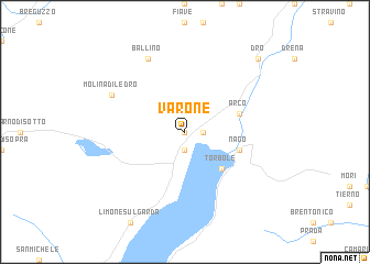 map of Varone