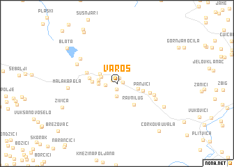 map of Varoš