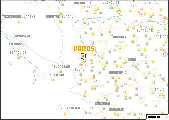 map of Varoš