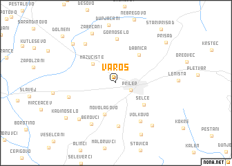 map of Varoš