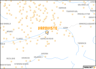 map of Varovište