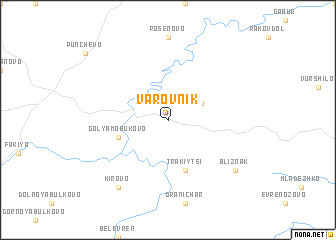 map of Varovnik