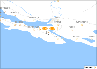 map of Varpanen