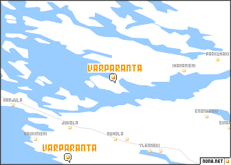 map of Varparanta