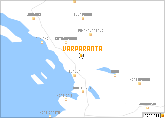 map of Varparanta