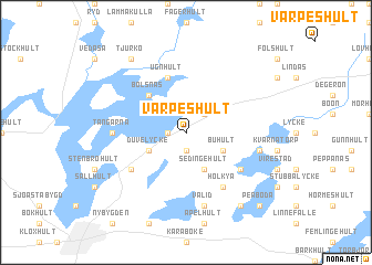 map of Värpeshult
