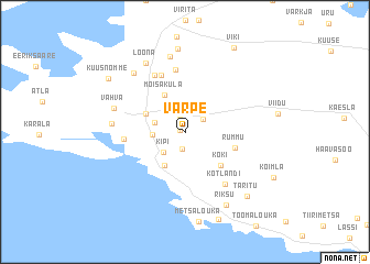map of Varpe