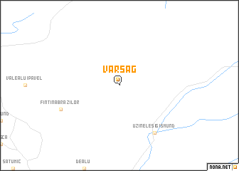 map of Vărşag