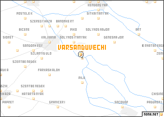 map of Vărşandu Vechi