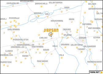 map of Varsan