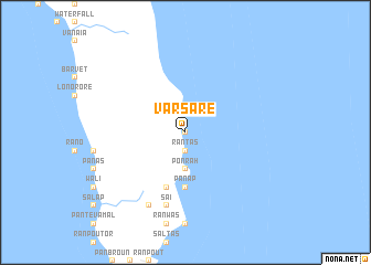 map of Varsaré
