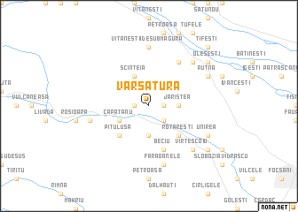 map of Vărsătura