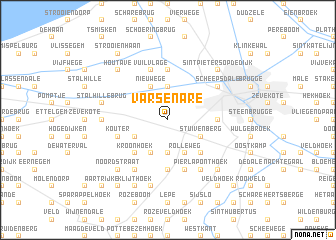 map of Varsenare