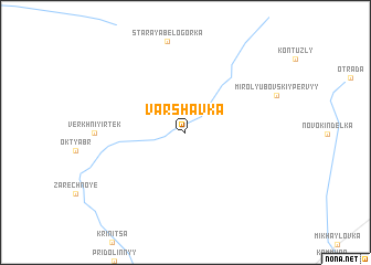 map of Varshavka