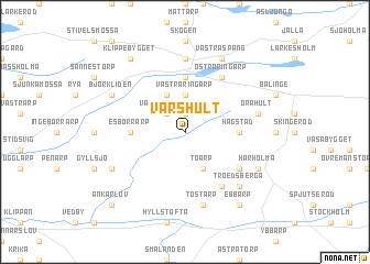 map of Varshult