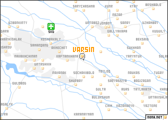 map of Varsin