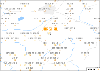 map of Vårskäl