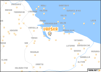 map of Värska