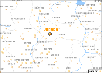 map of Vársos