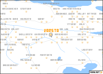 map of Värsta