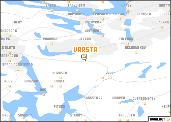 map of Vårsta