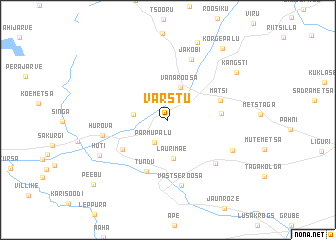 map of Varstu