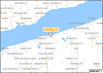 map of Várszó