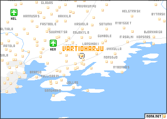 map of Vartioharju