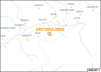 map of Vârtopul Mare