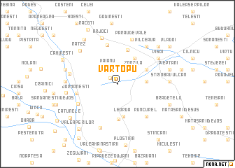 map of Vârtopu