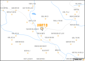 map of Varto