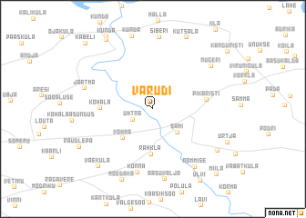 map of Varudi