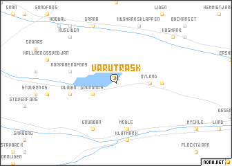 map of Varuträsk