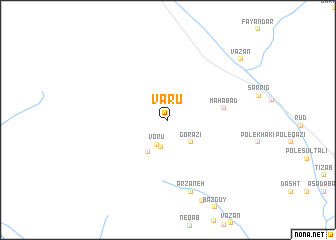 map of Varū