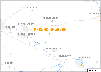 map of Varvarina Gayka